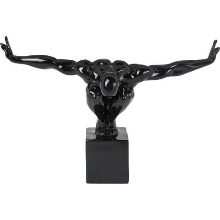 Figurka dekoracyjna ATHLET S 43 - czarny połysk