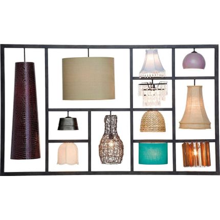 Lampa ścienna PARECCHI - multikolor