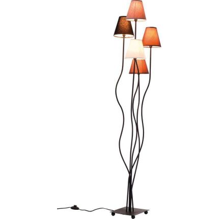 Lampa podłogowa FLEXIBLE MOCCA CINQUE - brązowy/czarny
