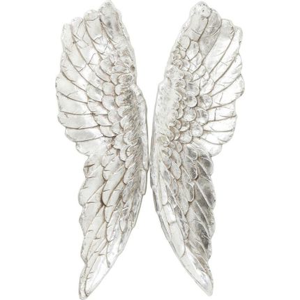 Dekoracja ścienna ANGEL WINGS 61x106 - srebrny
