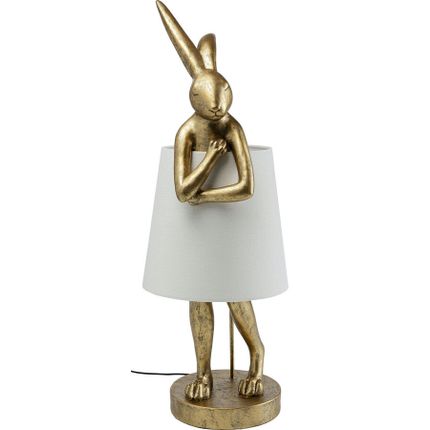 Lampa stołowa ANIMAL RABBIT 88 - złoty/biały