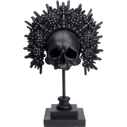 Dekoracja stojąca KING SKULL - czarny