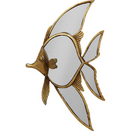 Dekoracja ścienna PISCES 24x39 - lustrzany/złoty