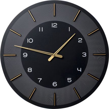 Wall Clock Lio Black Ř60cm