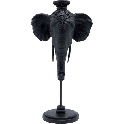 Świecznik  ELEPHANT HEAD 49 - czarny