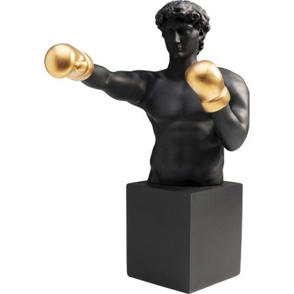 Figurka dekoracyjna BALBOA 40 - czarny/złoty