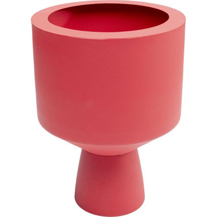 Wazon metalowy VOLCANO 25 - czerwony