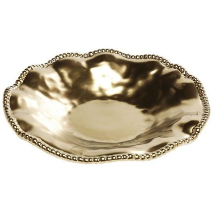 Półmisek porcelanowy BELL 36 - złoty