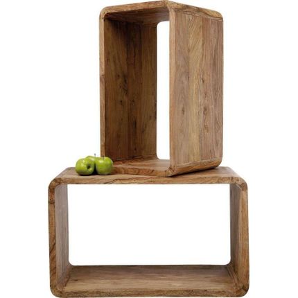 Zestaw 2 stolików AUTHENTICO CUBE RECTANGULAR - sheesham