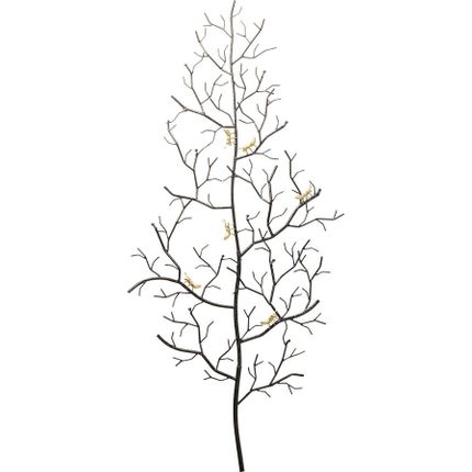 Wieszak ścienny ANTS ON A TREE - czarny