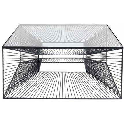 Stolik kawowy DIMENSION 81x81 - czarny