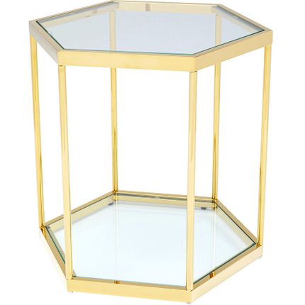 Stolik boczny COMB 55x55 - złoty