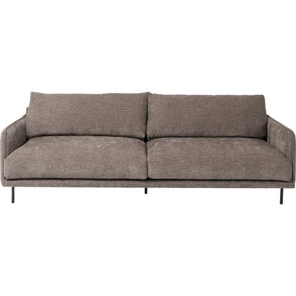 Sofa 3-osobowa EDNA - szary/czarny