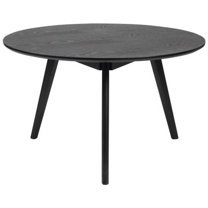Stolik kawowy okrągły YUMI ∅90 cm - czarny