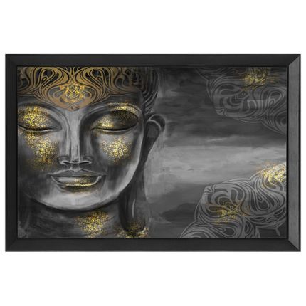 Orientalny obraz złoty Budda S23649 80x60 cm