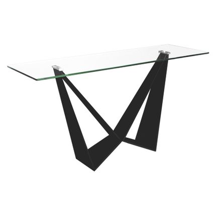 Konsola designerska CT2061B - transparentny/czarny