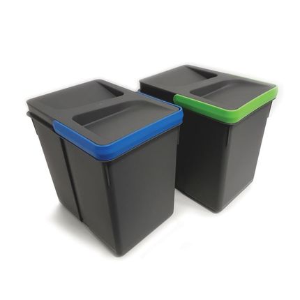 Kosze do sortowania odpadów Wurth ECO-EC / 2x6 l 