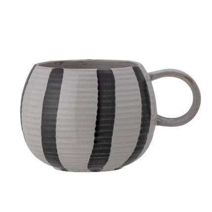 Kubek SERINA 510 ml - czarno-biały