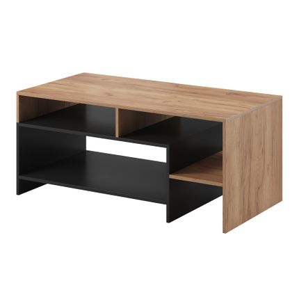 Stolik kawowy ALVA 120x60 - dąb craft/antracyt