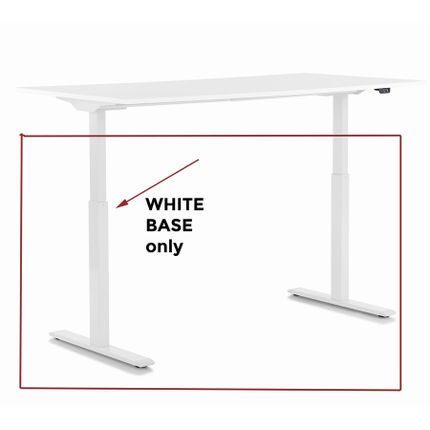Podstawa do biurka TAVOLA 117x60 z regulacją wysokości - biały