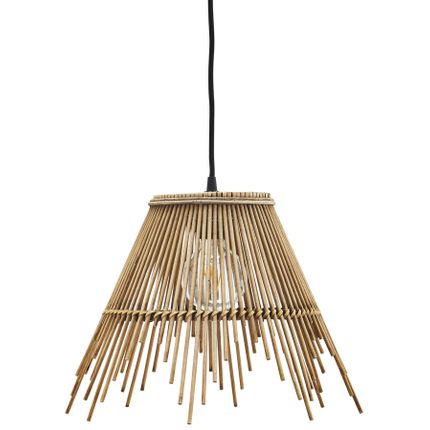 Lampa wisząca boho drewniana 35 cm średnica, 26.5 cm wysokość