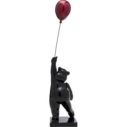 Figurka dekoracyjna BALLOON BEAR 74 - czarny