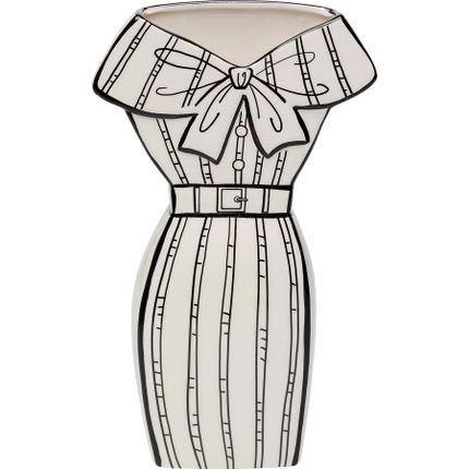 Wazon FAVOLA LADIES DRESS 31 - biały/czarny