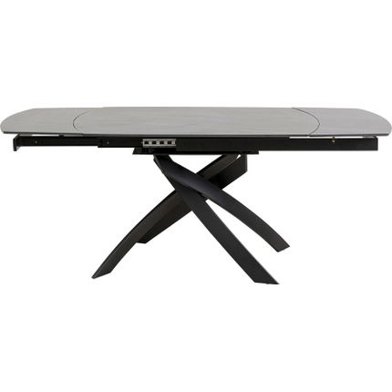 Stół rozkładany TWIST 120-180x90 - czarny