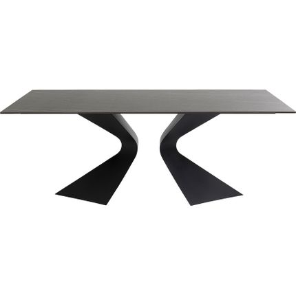 Stół ceramiczny GLORIA OUTDOOR 180x90 - czarny