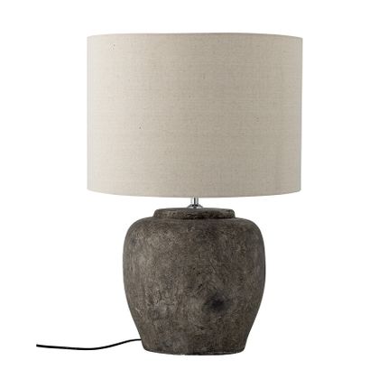 Lampa stołowa ISABELLE - szary/beżowy