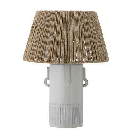 Lampa stołowa RAMA - naturalny/biały