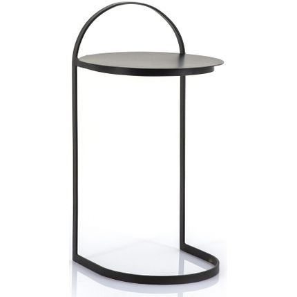 Stolik pomocniczy GARCON 65 cm - czarny