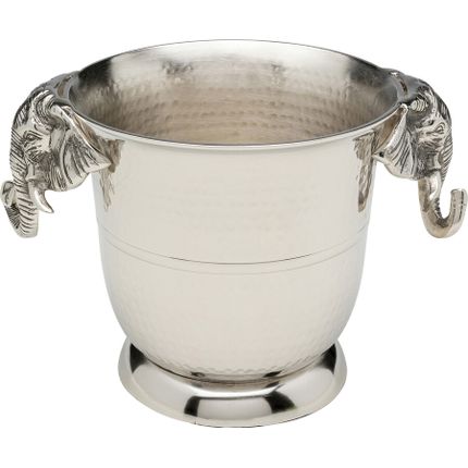 Cooler do wina HAPPY ELEPHANTS - srebrny