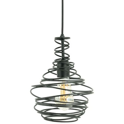 Lampa wisząca COIL - czarny