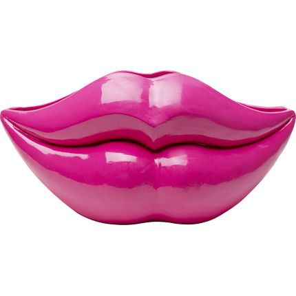 Wazon dekoracyjny LIPS - różowy