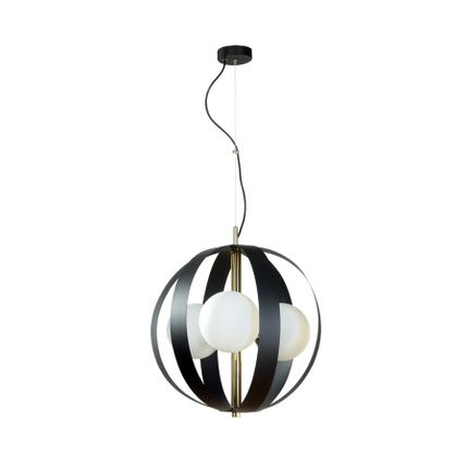 Lampa wisząca NELA 40 1137 - czarny/złoty