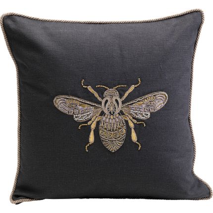 Poduszka dekoracyjna GLITTER BEE 40x40 - czarny