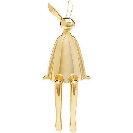 Figurka dekoracyjna SITTING RABBIT - złoty