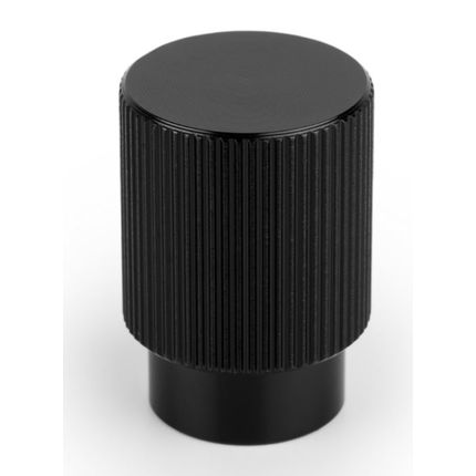 Gałka ARPA 0583 - czarny szczotkowany / fi 22 mm