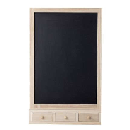 Tablica ścienna TOM 50x80 - czarny/naturalny