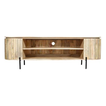 Drewniana szafka RTV HS-08-MN - mango