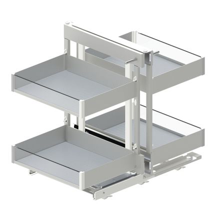 Cargo Corner Comfort Prawe MAXIMA PURO 800 mm + prowadnica Rejs - biały/bezbarwny