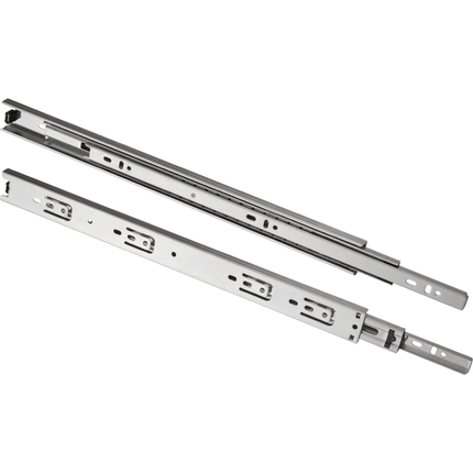 Prowadnice kulkowe Marcopol / dł. 40 cm / wys. 35 mm / 35 kg / wysuw 100%