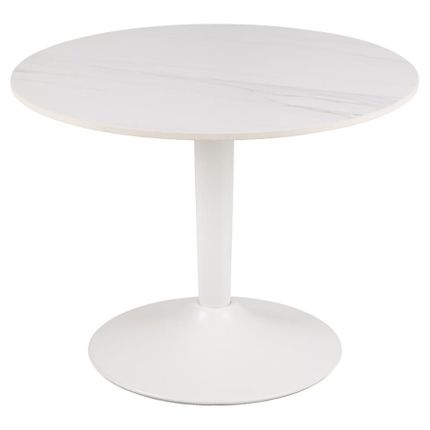 Stolik kawowy okrągły MALTA 60 cm - biały