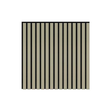 Lamele na filcu WOODLINE 600x600 D - czarny / oliwkowy