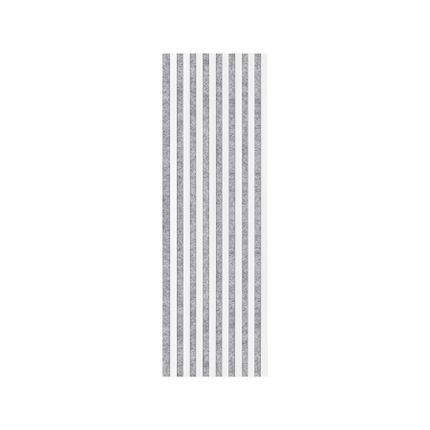 Lamele na filcu WOODLINE 2700x400 - szary / biały