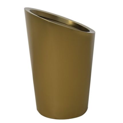 Donica metalowa 88222 40x60 - szczotkowany złoty