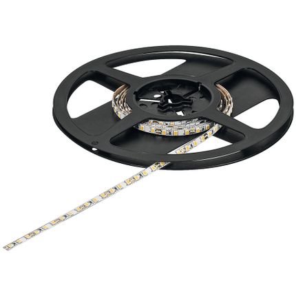 Taśma LED Häfele Loox5 2061, 12V, 5mm, 120LED/m, 9,6W/m, barwa ciepła 2700K, IP20, 5m