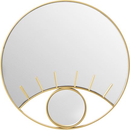 Lustro okrągłe OCCHI 100 - złoty