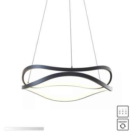 Lampa wisząca HARLEY MD7864-2S-3BT - czarny